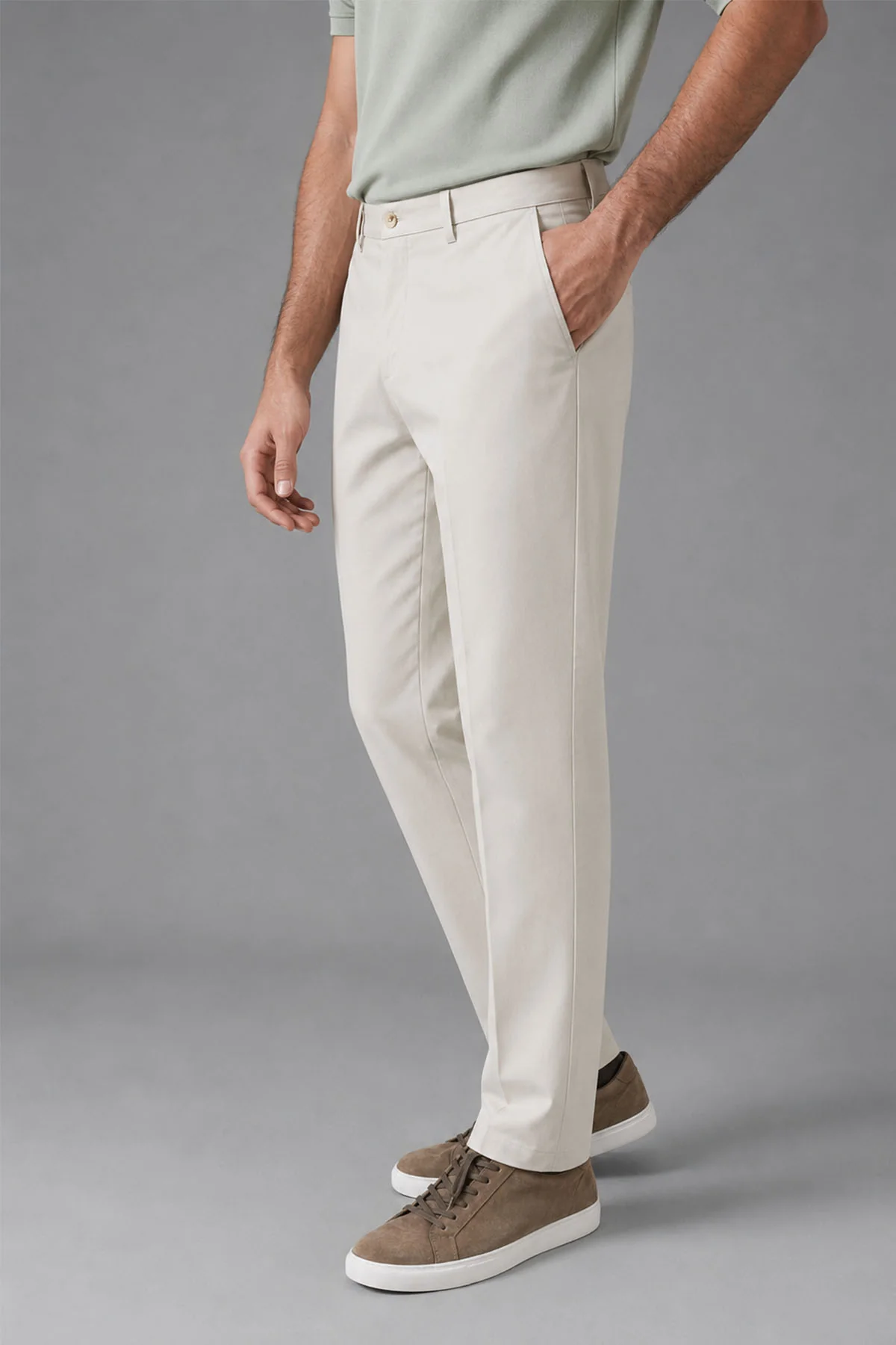 STRAIGHT FIT CHINOS PANTS - Image 3