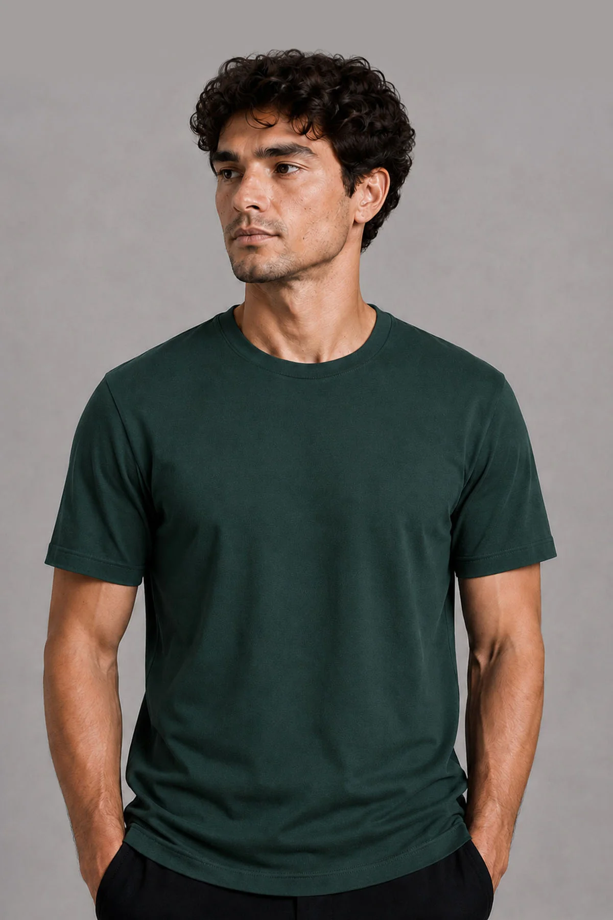 T-SHIRT CREW NECK SUPIMA COTTON - Image 2