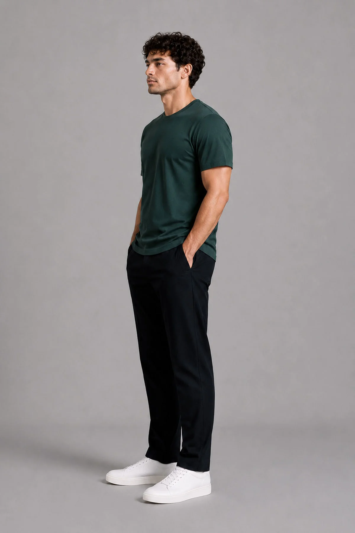 T-SHIRT CREW NECK SUPIMA COTTON - Image 3