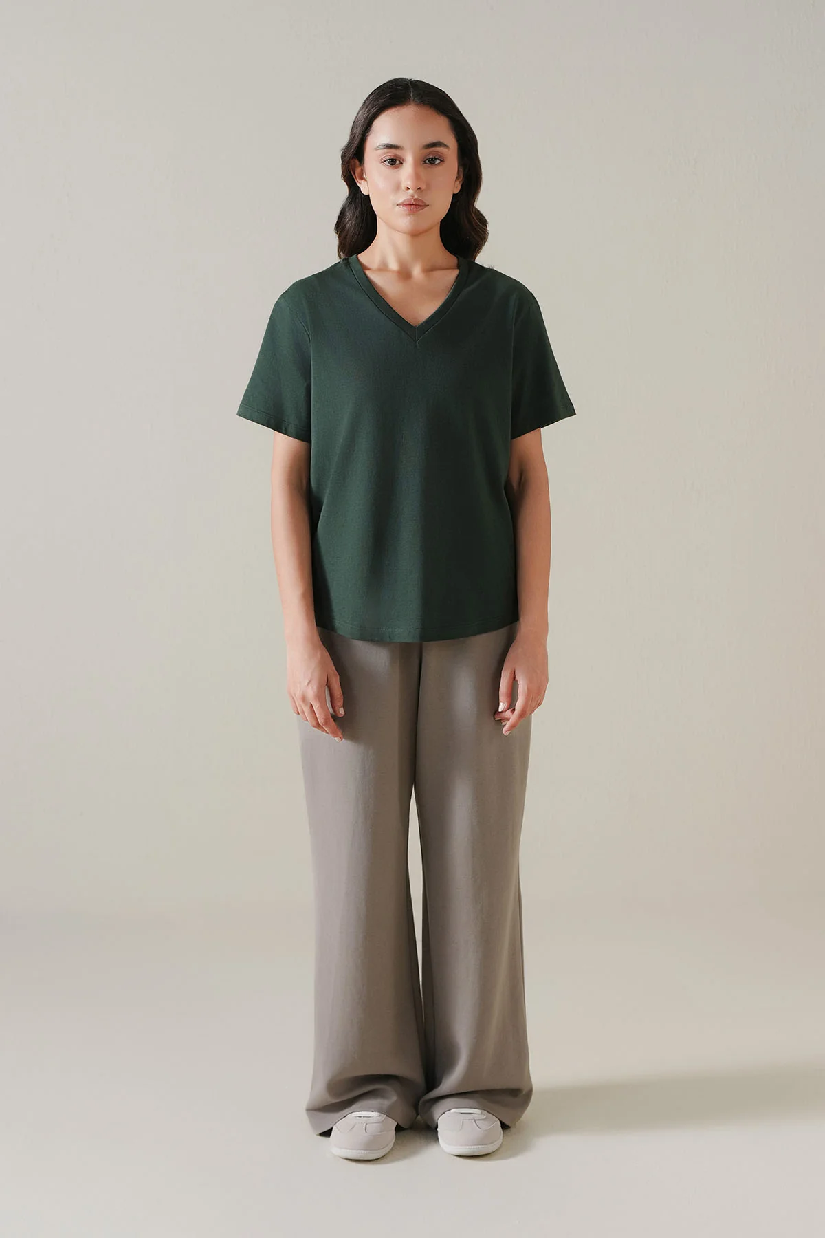  T-SHIRT V-NECK SUPIMA COTTON - Image 4