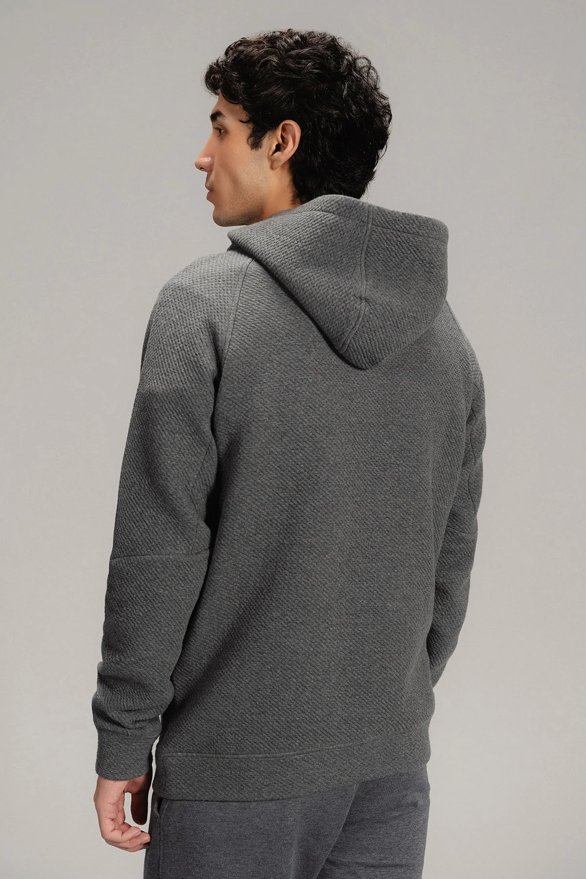 TEXTURED HOODIE - Image 3