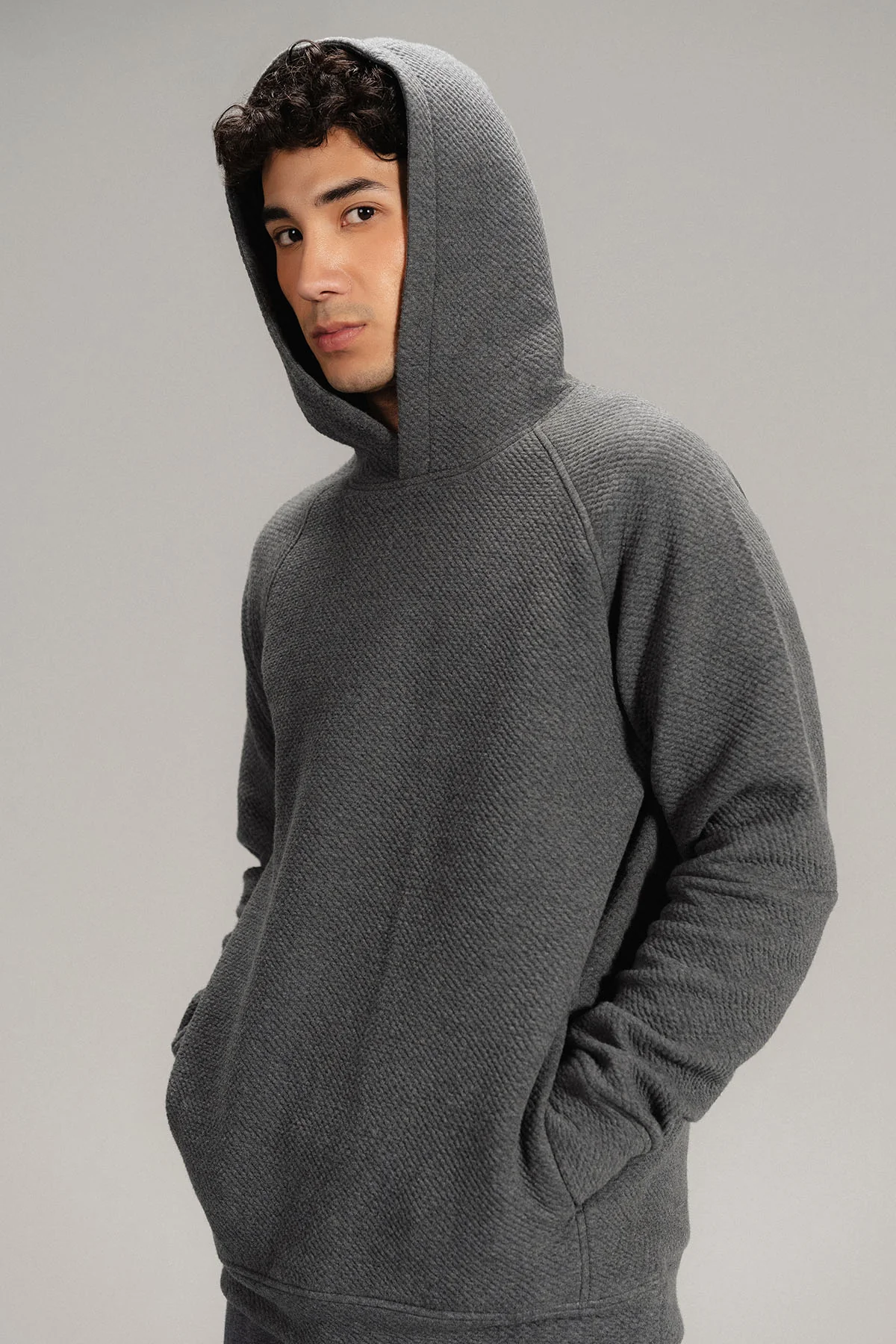 TEXTURED HOODIE - Image 5