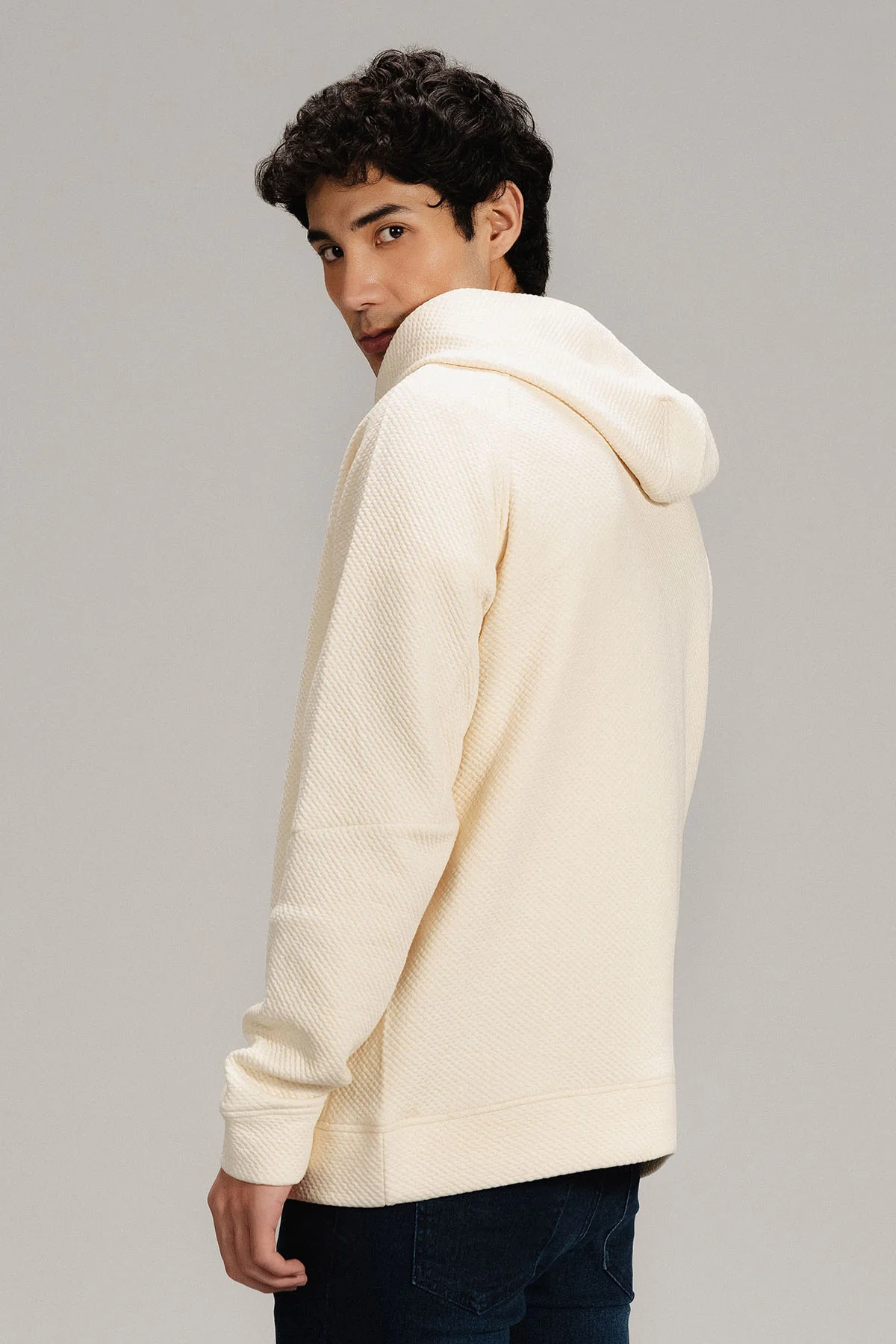 TEXTURED HOODIE - Image 6