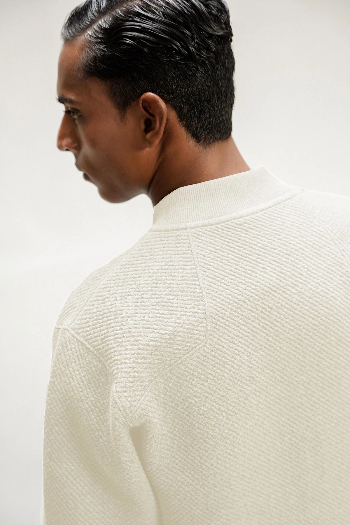 TEXTURED LUXE POCKET ZIP UP JACKET - Image 4