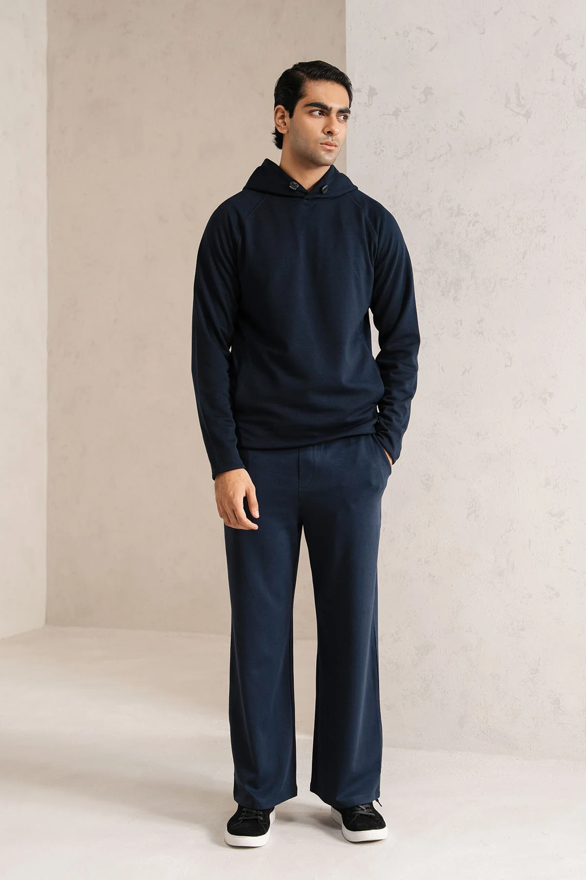 TRANSFORM PULLOVER HOODIE-DOUBLE KNIT