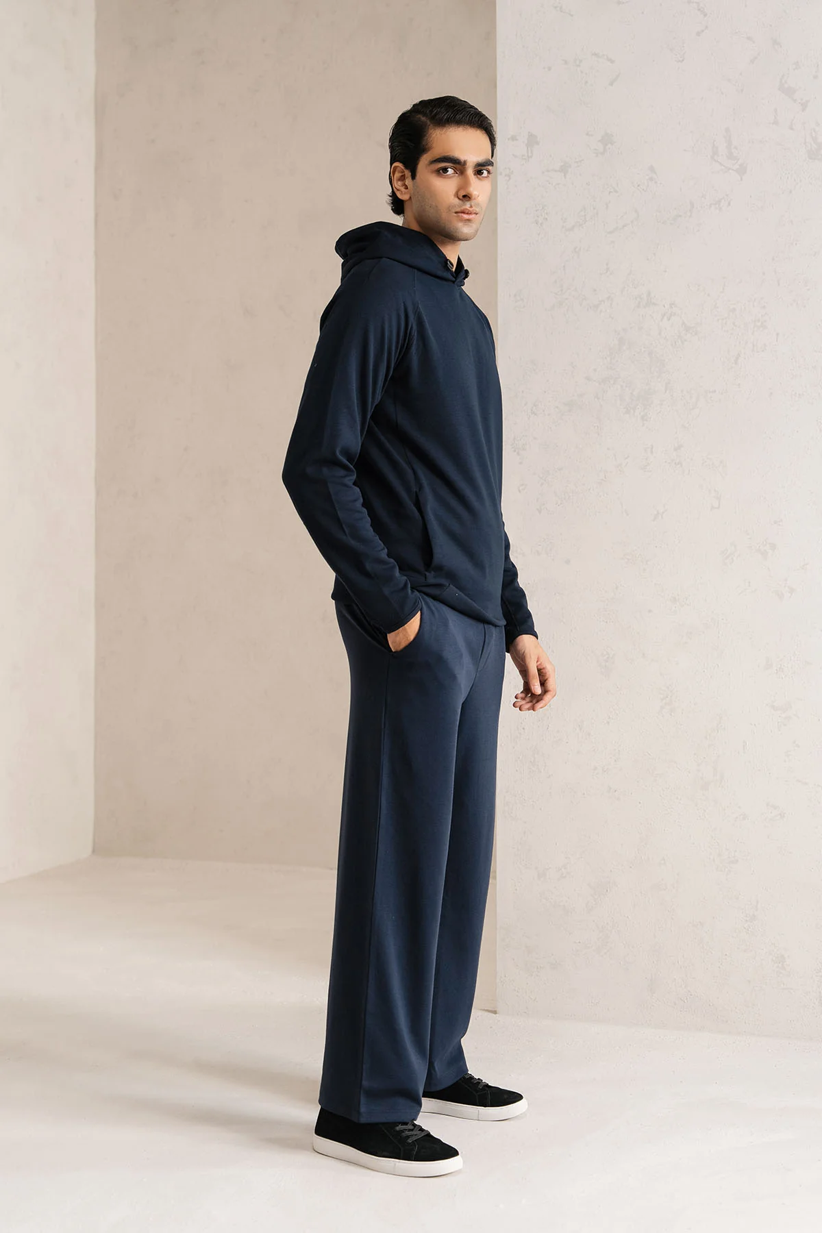 TRANSFORM PULLOVER HOODIE-DOUBLE KNIT - Image 4
