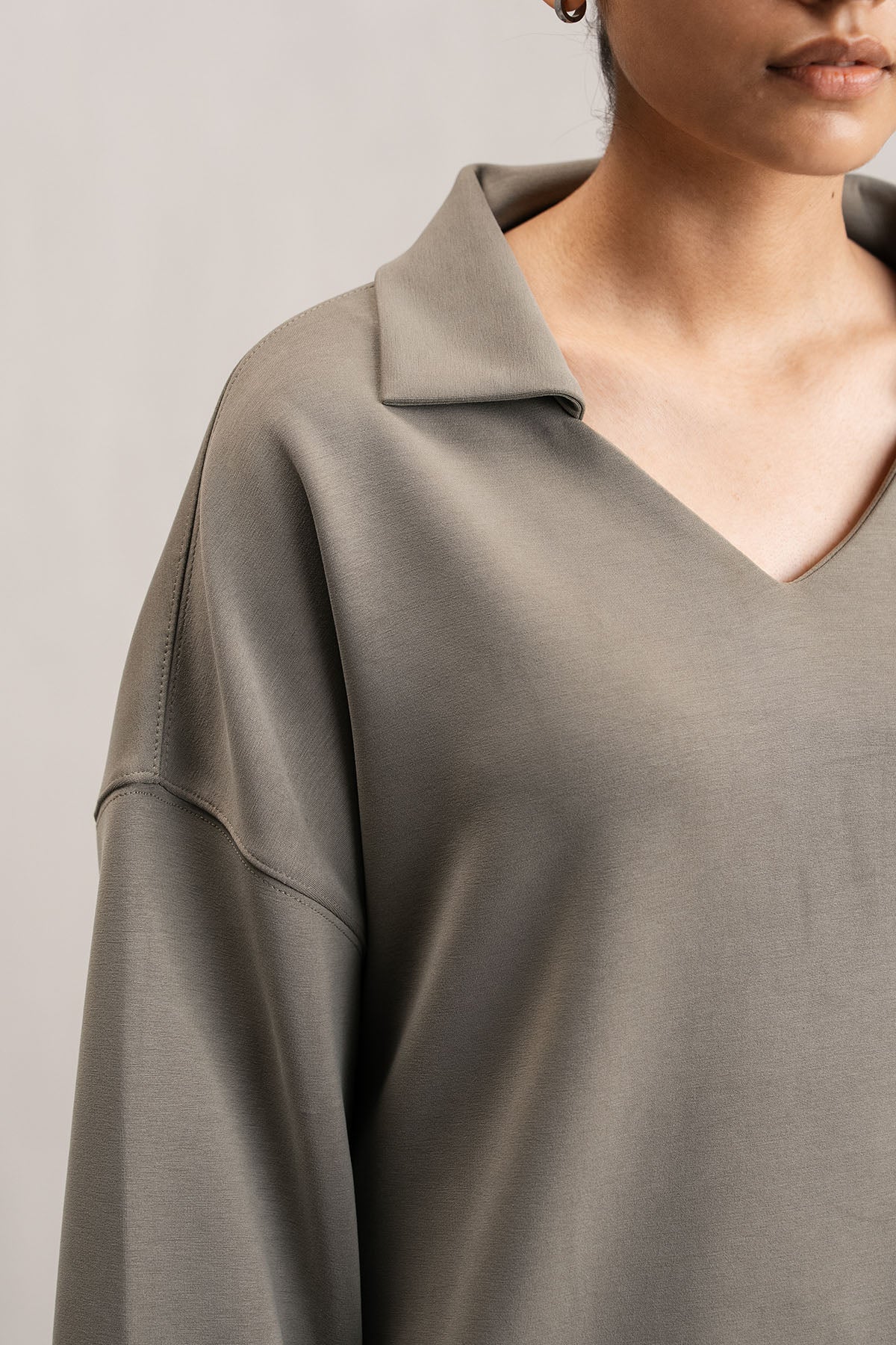 OPEN COLLAR MODAL POLO - Image 2
