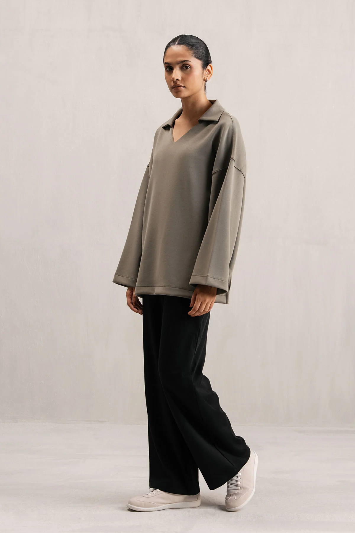 OPEN COLLAR MODAL POLO - Image 5