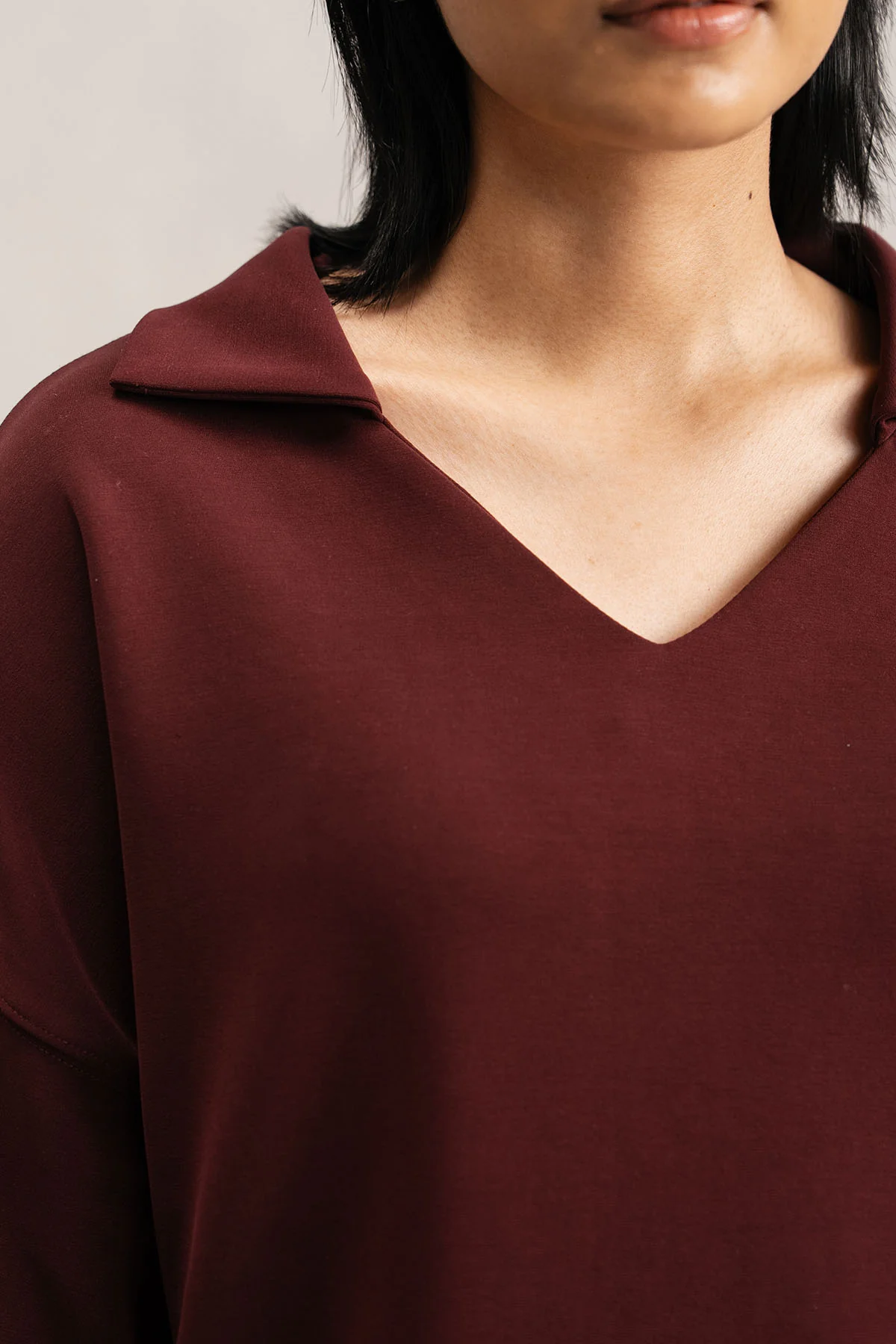 OPEN COLLAR MODAL POLO - Image 2