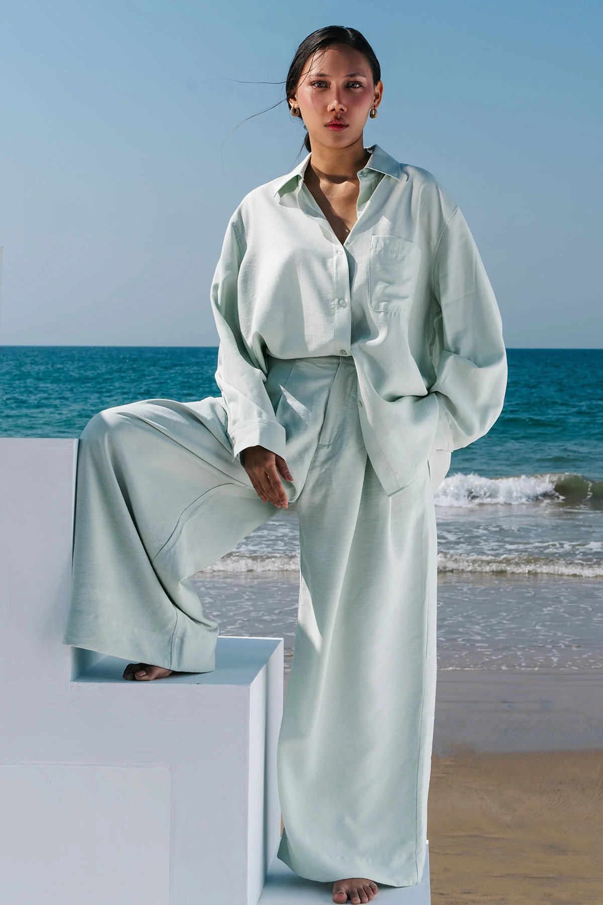 RELAXED PANTS - WRINKLED - Image 3