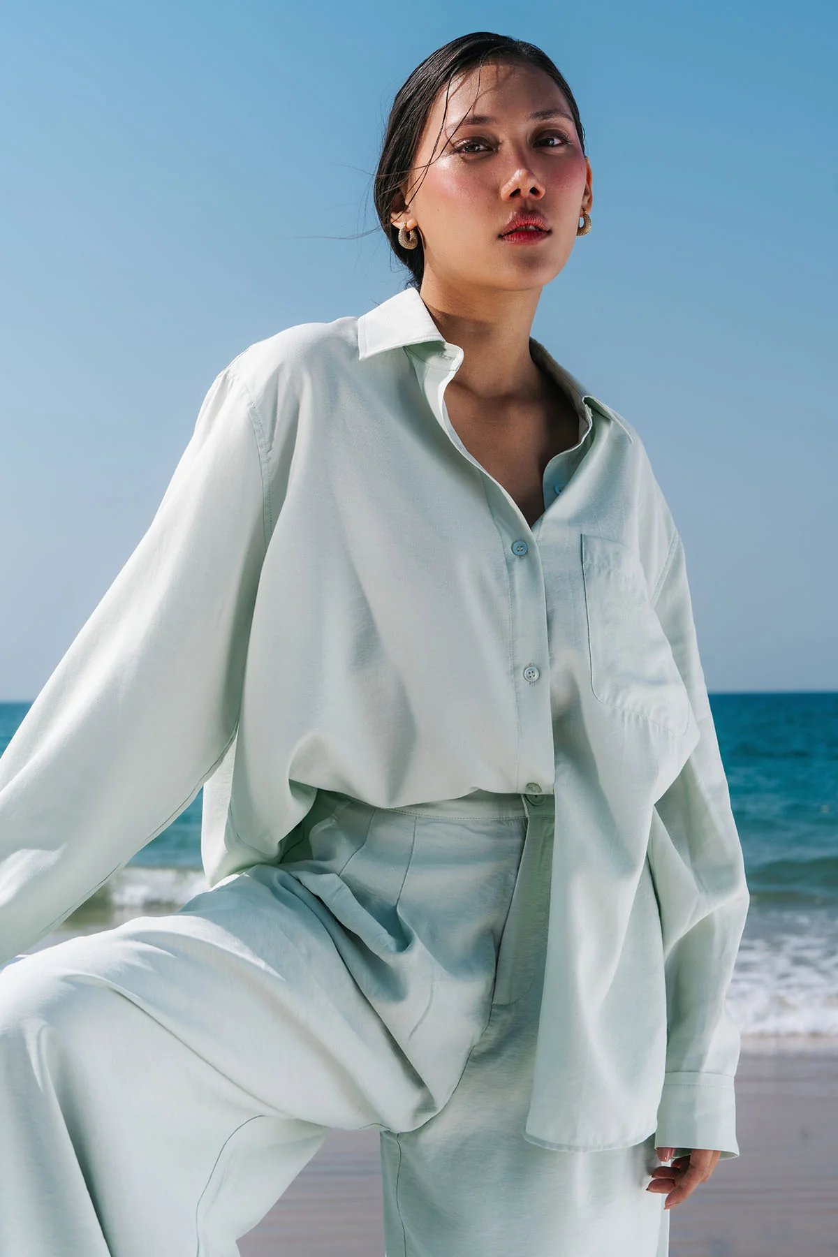 RELAXED PANTS - WRINKLED - Image 6
