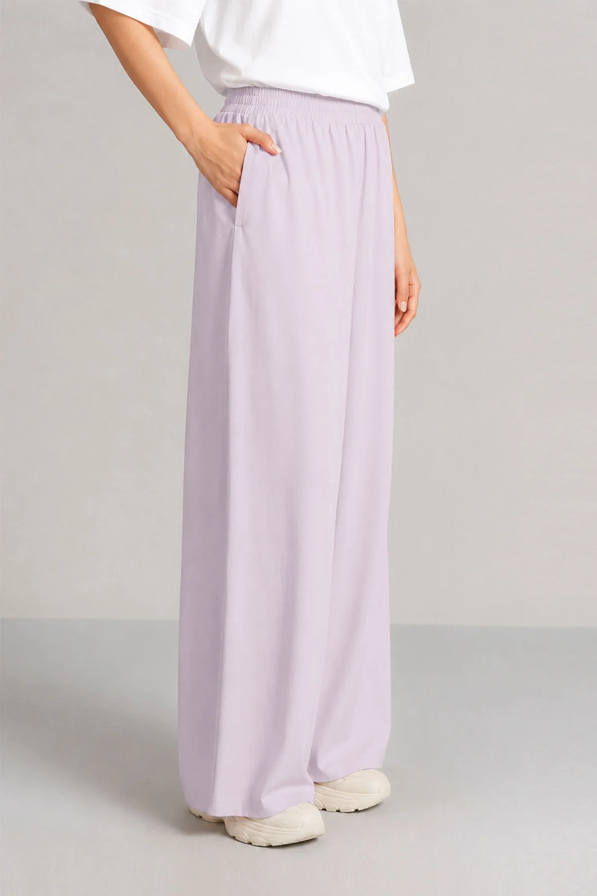 WIDE LEG RELAXED PANTS CLOUDLUX