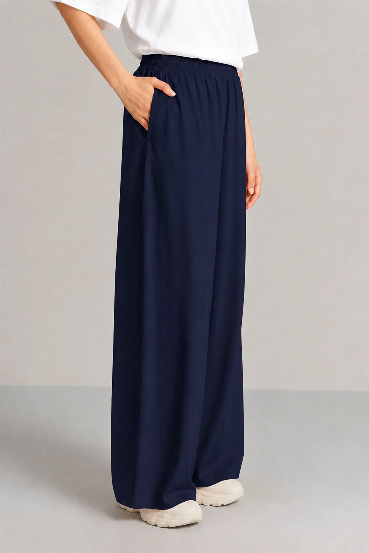 WIDE LEG RELAXED PANTS CLOUDLUX