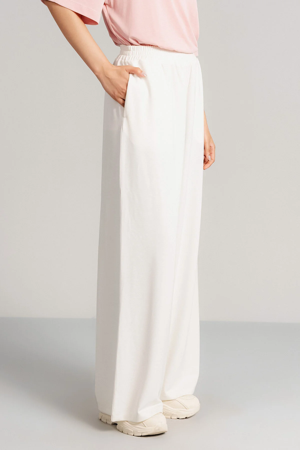 WIDE LEG RELAXED PANTS CLOUDLUX
