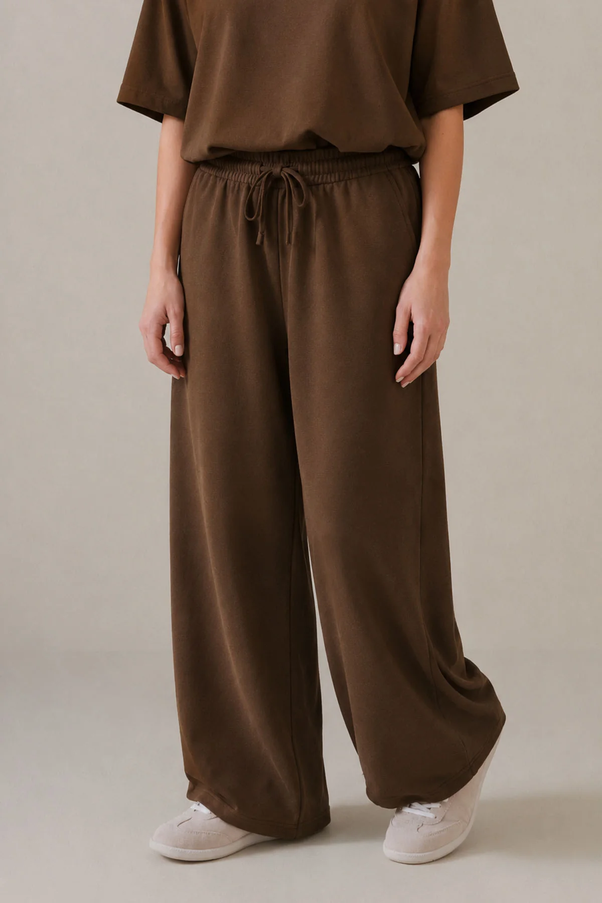 WIDE LEG TROUSER-DOUBLE KNIT - Image 3