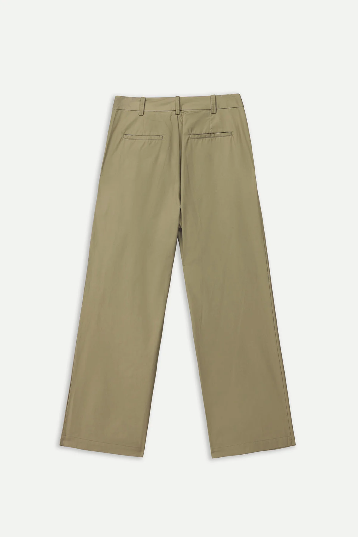 WIDE-LEG TWILL TROUSERS - Image 3