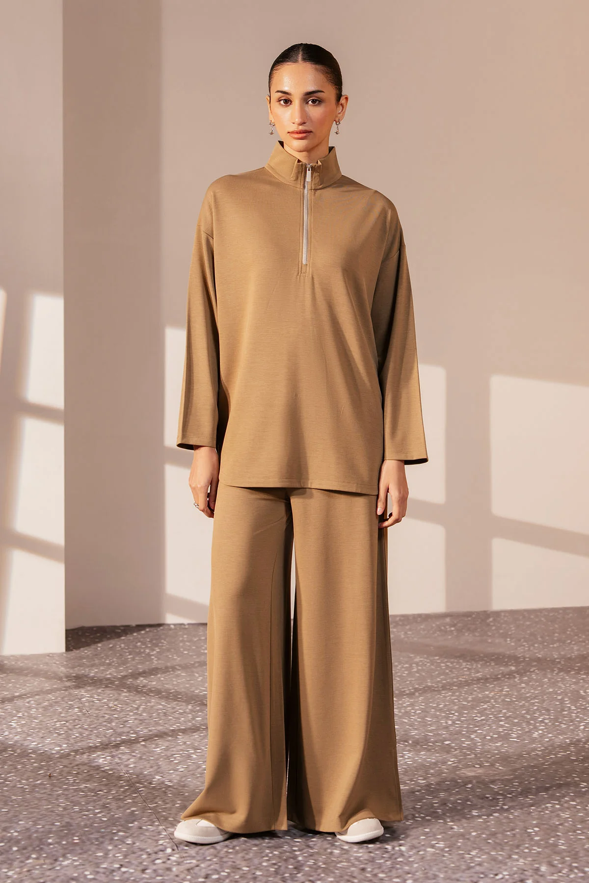 WIDE LEG ZIP POCKET-CLOUDLUX LIGHT