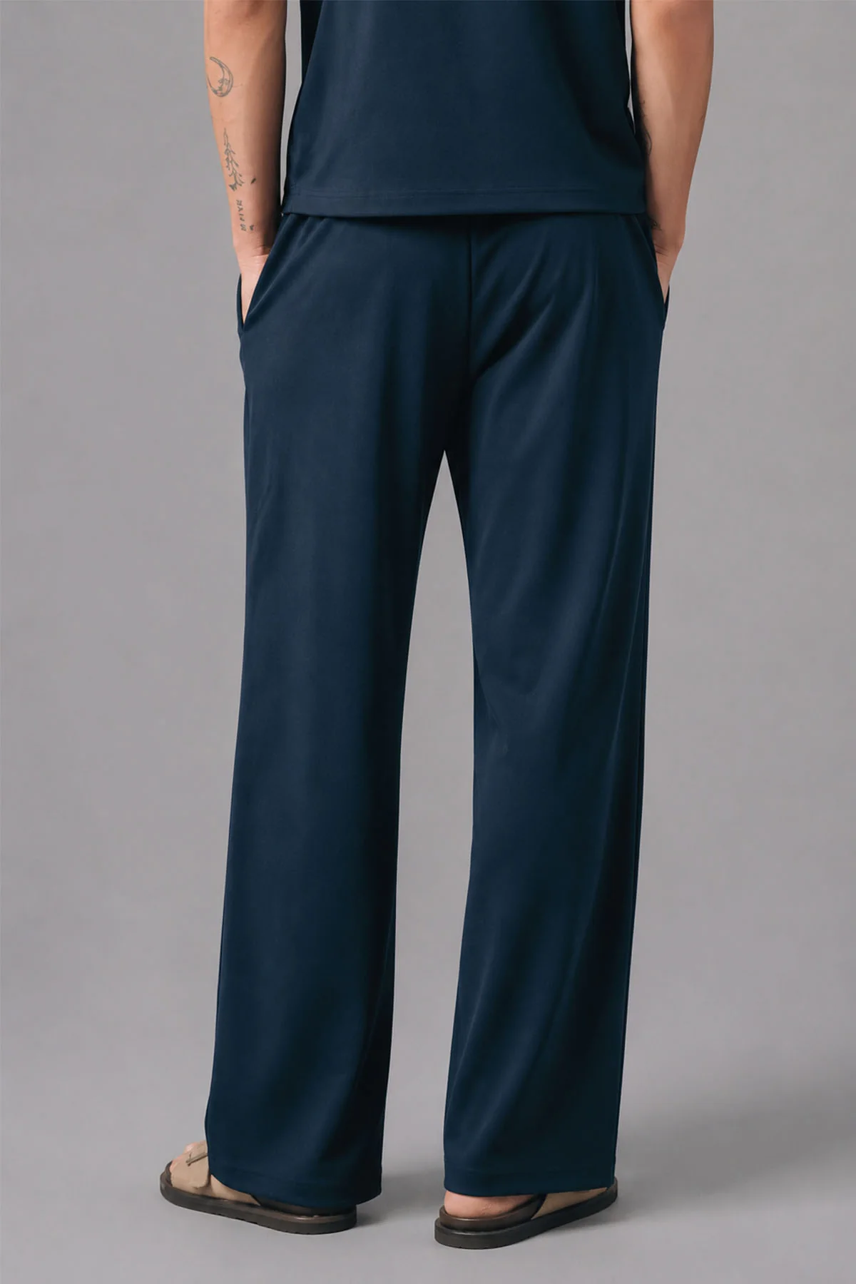 WIDE SWEATPANTS - DOUBLE KNIT MEN LIGHT - Image 3