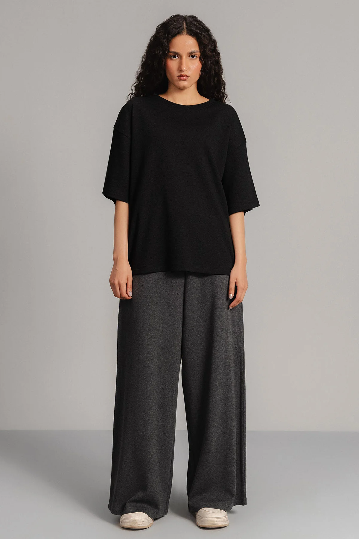 OVERSIZED - DOUBLE KNIT T-SHIRT LIGHT