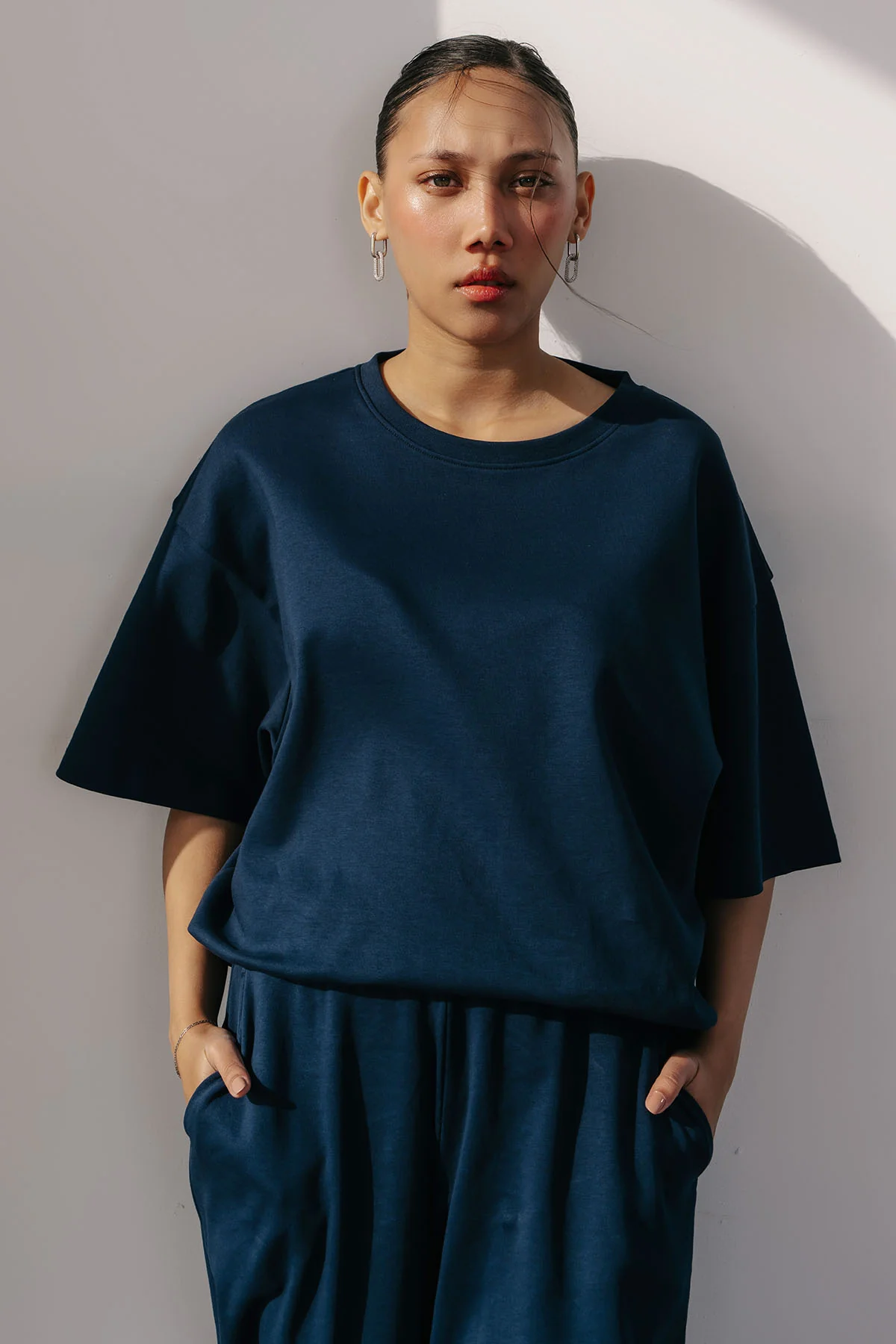 OVERSIZED - DOUBLE KNIT T-SHIRT LIGHT - Image 4