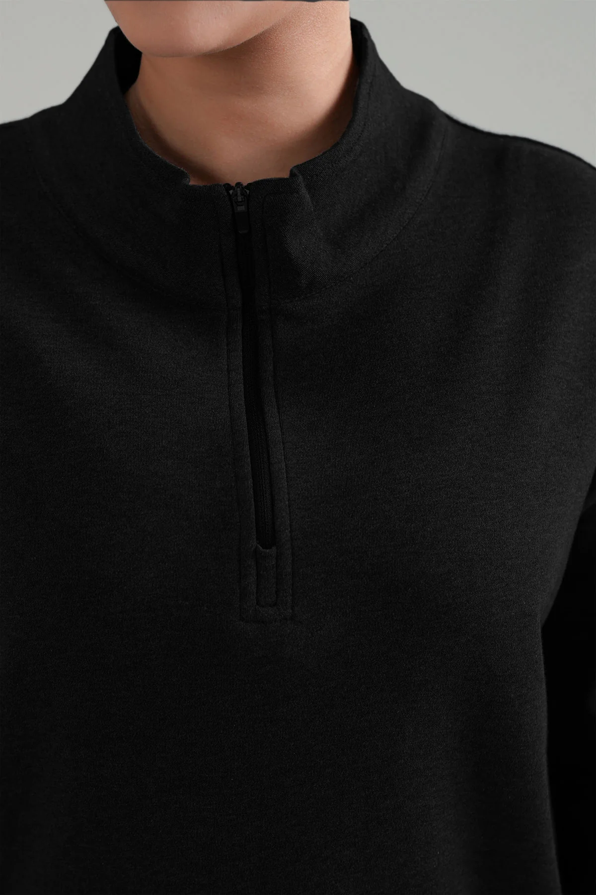 WOMEN HALF ZIPPER- DOUBLE KNIT - Image 2
