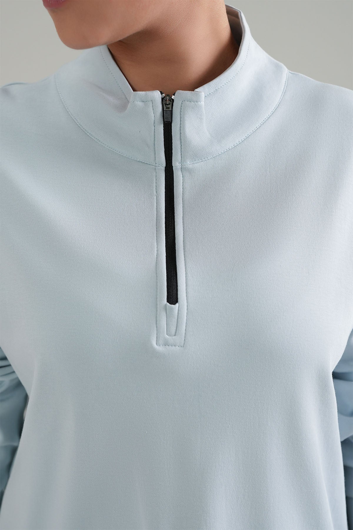 WOMEN HALF ZIPPER- DOUBLE KNIT - Image 2