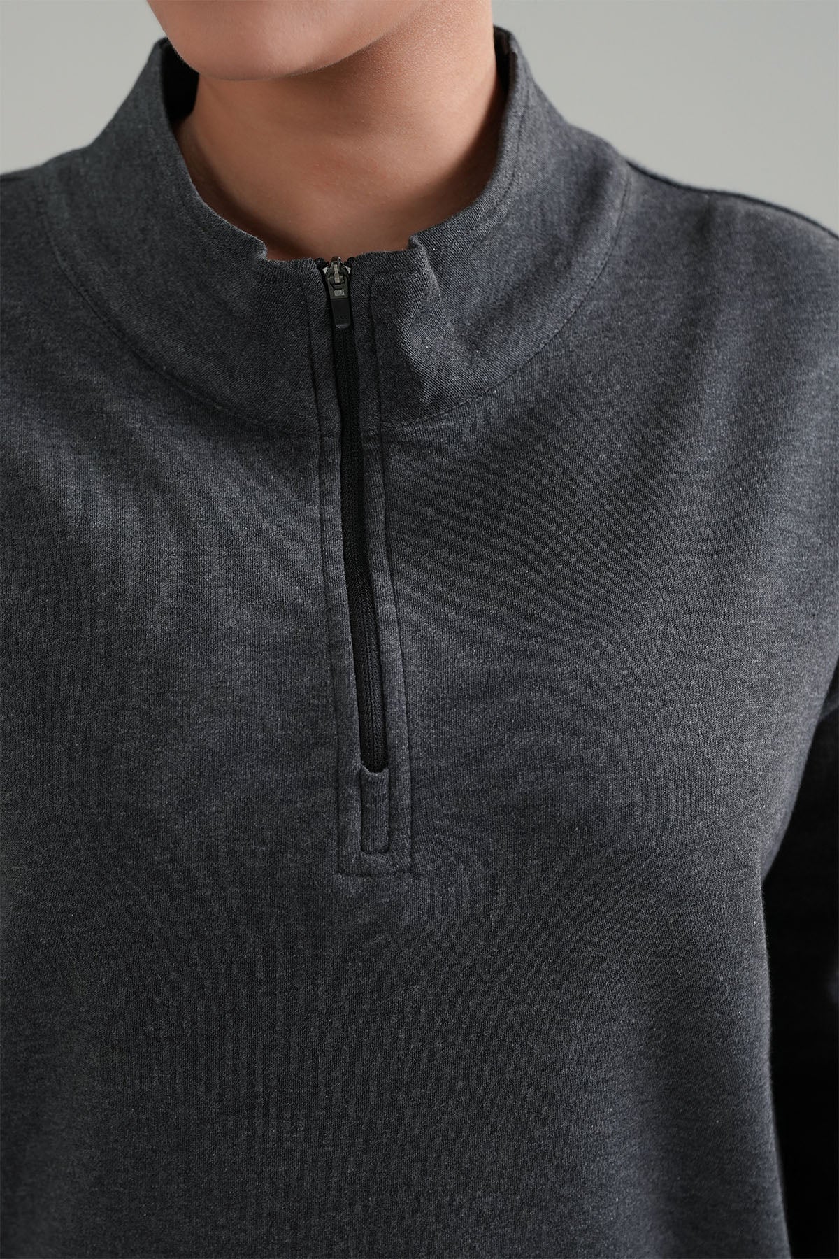 WOMEN HALF ZIPPER- DOUBLE KNIT - Image 2