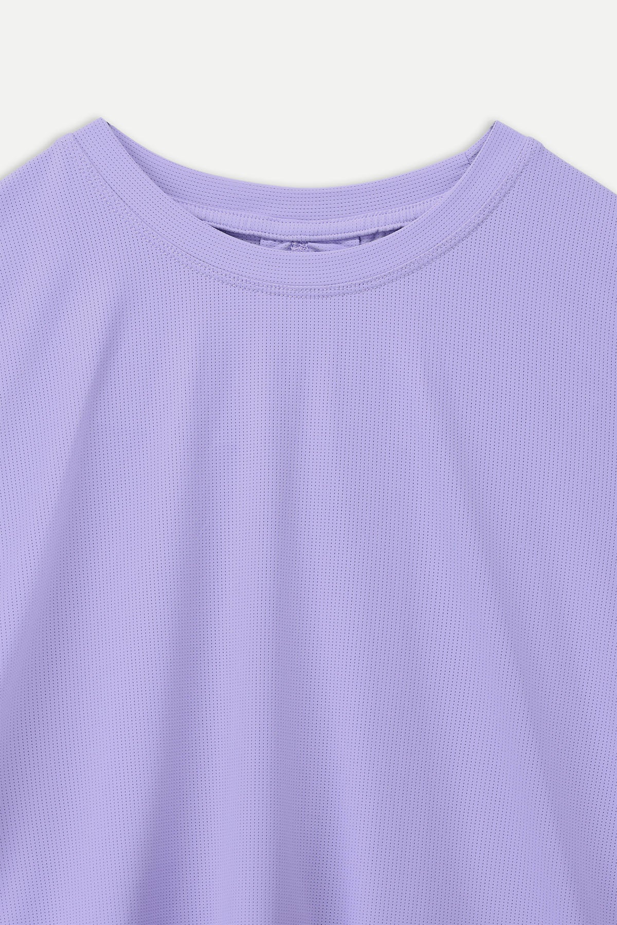 WOMEN SPLIT MESH TEE - Image 6