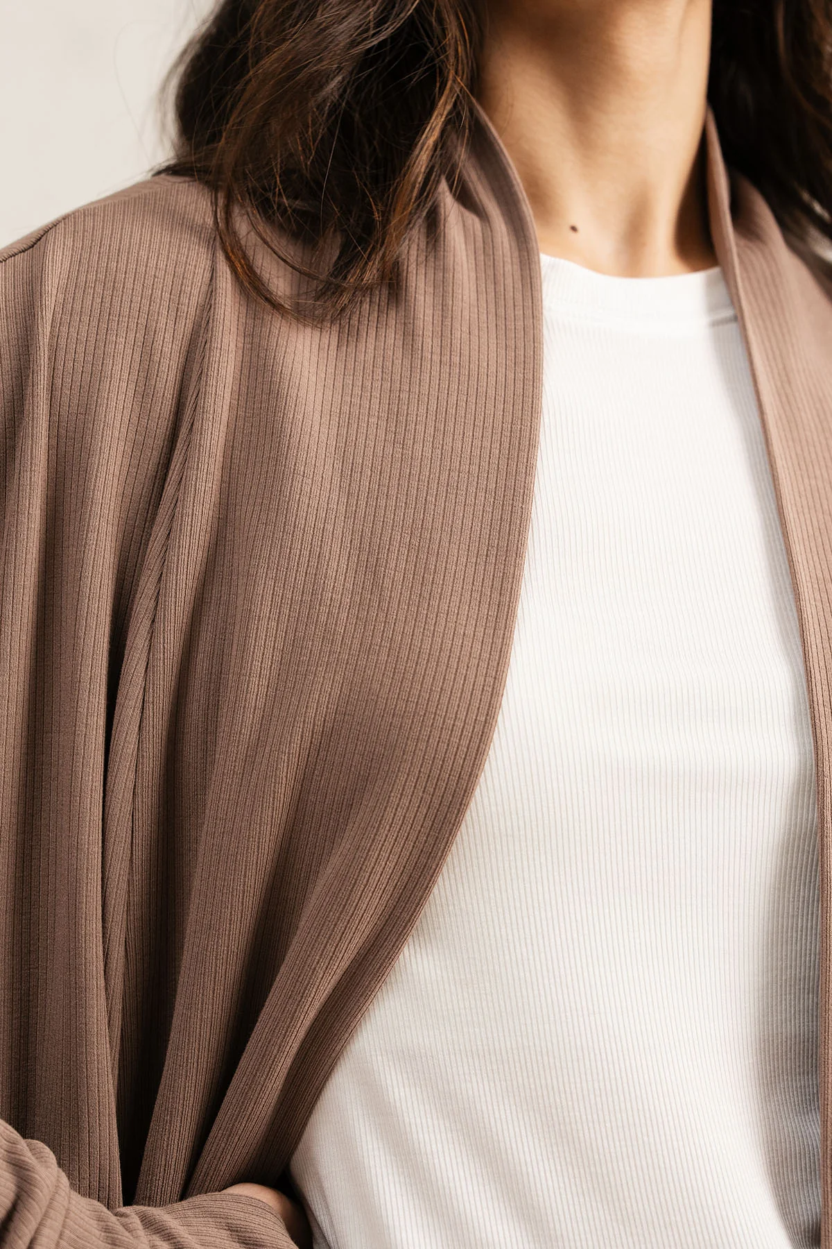 WRAP-FRONT LOUNGE CARDIGAN - CLOUDLUX - Image 5