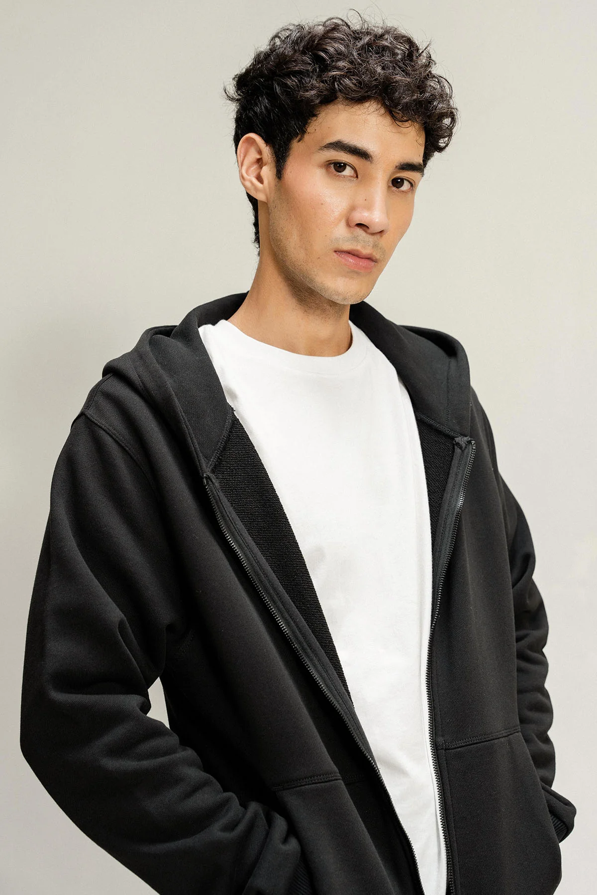 ZIP HOODIE JACKET - PIMA TERRY - Image 6