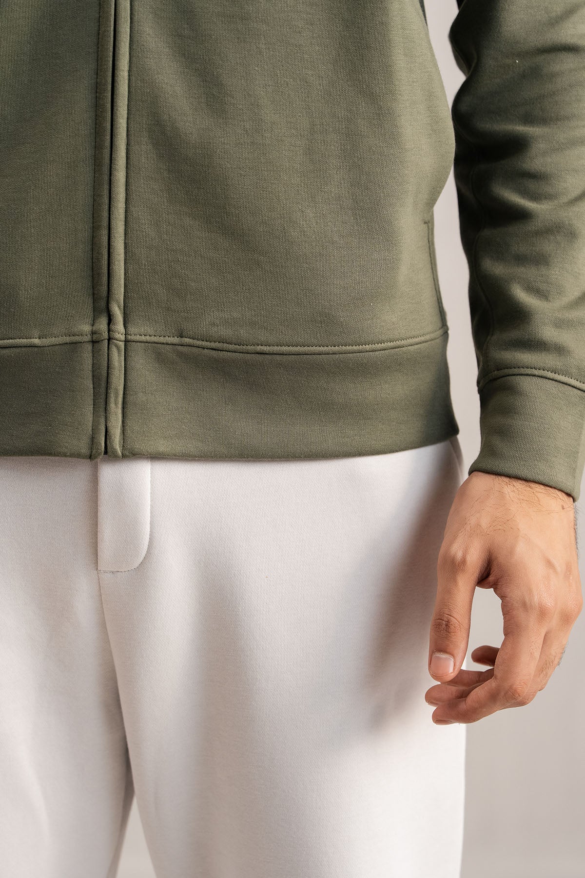 ZIPPER JACKET-DOUBLE KNIT - Image 2