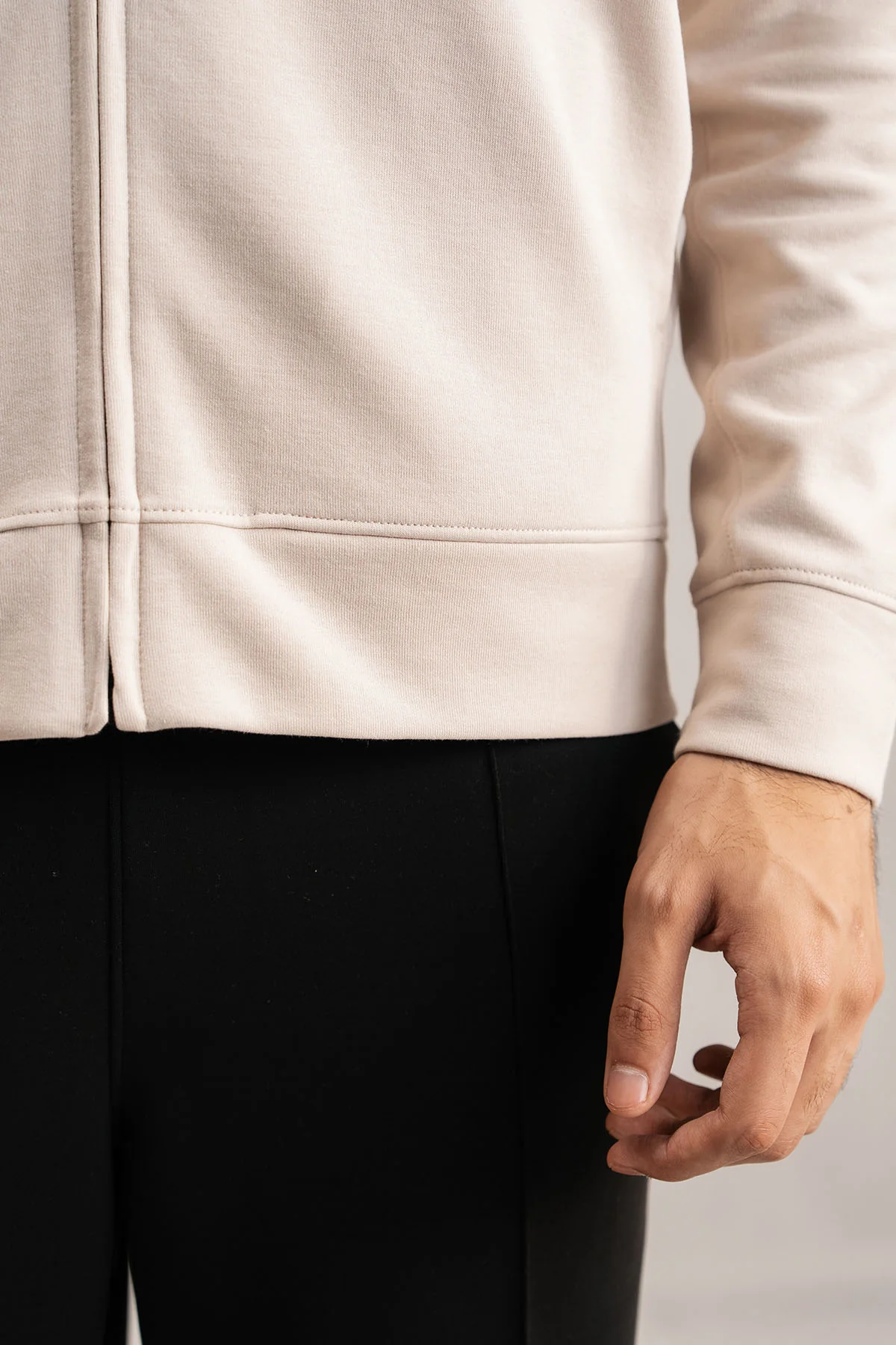 ZIPPER JACKET-DOUBLE KNIT - Image 3